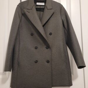 Harris Wharf London Slouchy Peacoat in Pressed Wool [IT size 40]